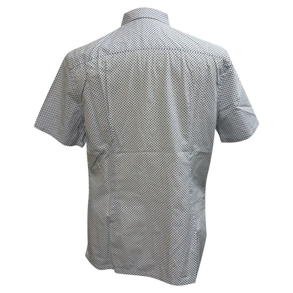 Prada Patterned Button-Down Shirt in White Cotton - image 3